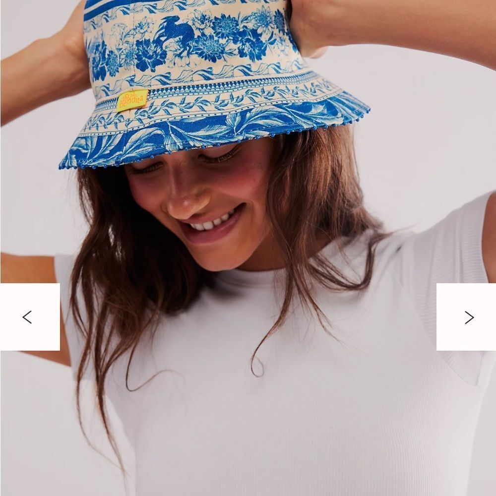 Free People Agua Bendita Sibyl Bucket Hat